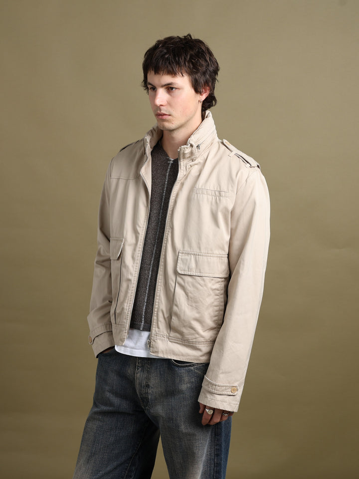 Givenchy Blouson Jacket Beige Men's L - back