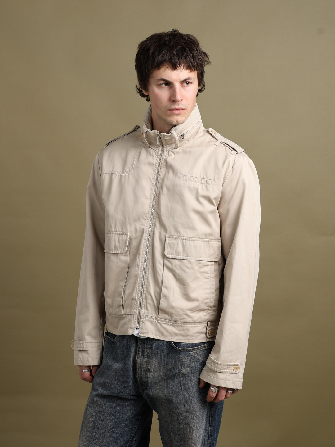 Givenchy Blouson Jacket Beige Men's L - styled