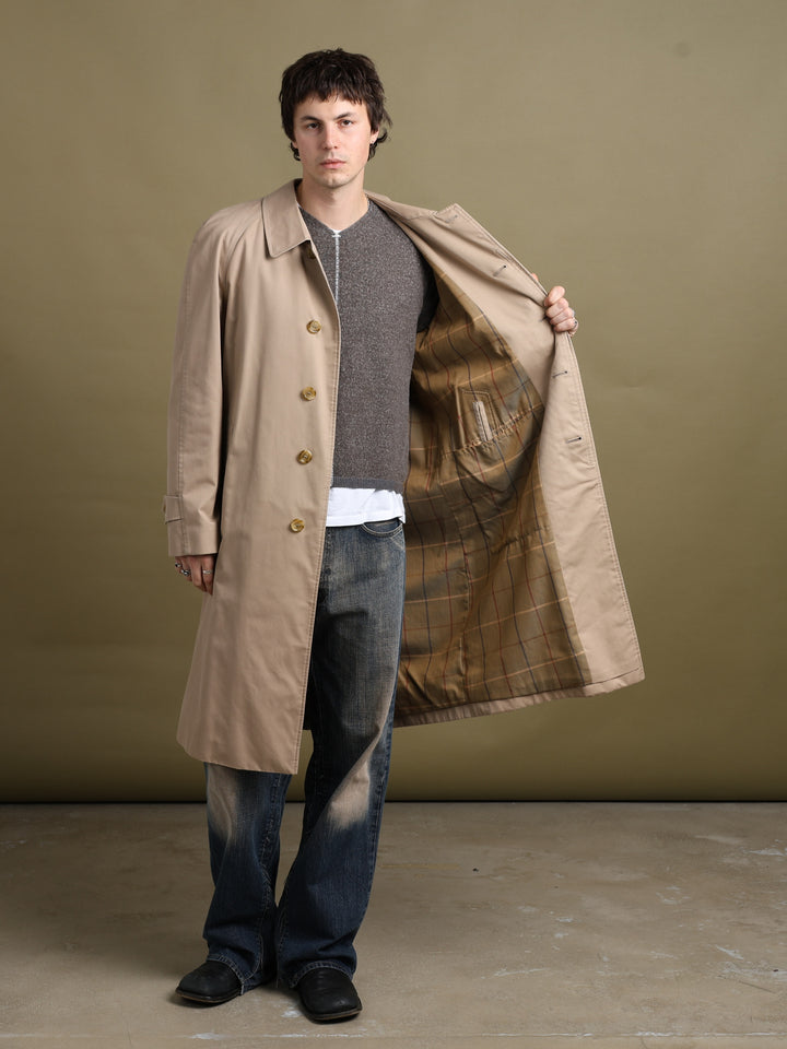 Burberrys Trench Coat Beige Men's M - fabric detail