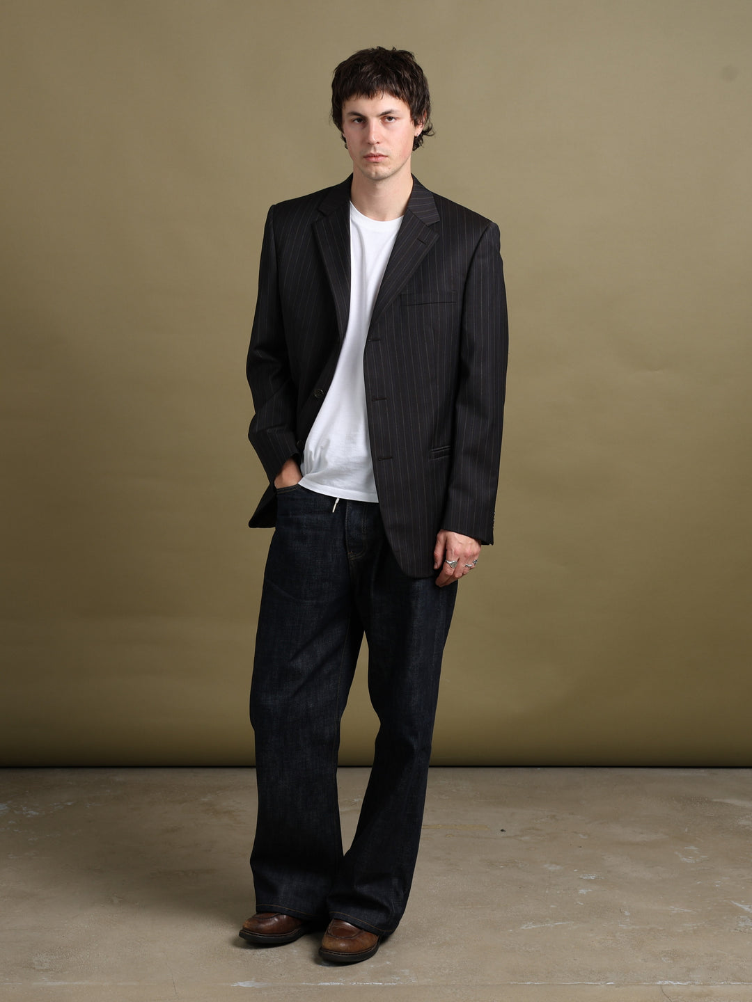 Versace Blazer Brown Men's L - back