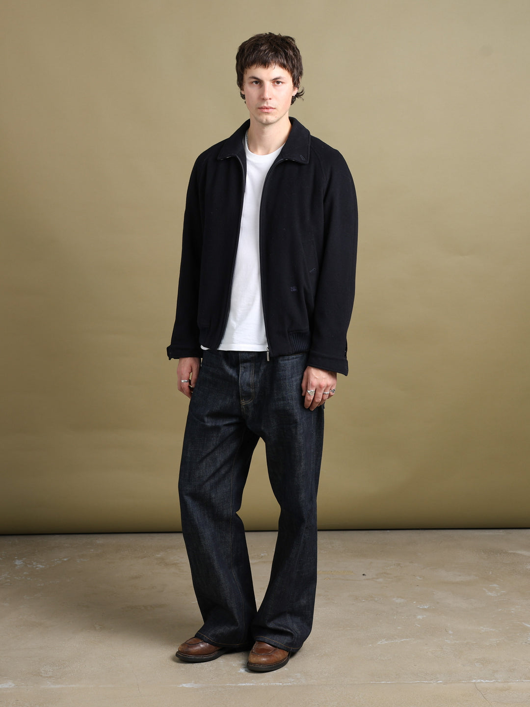Burberry London Blouson Jacket Navy Men's M - front
