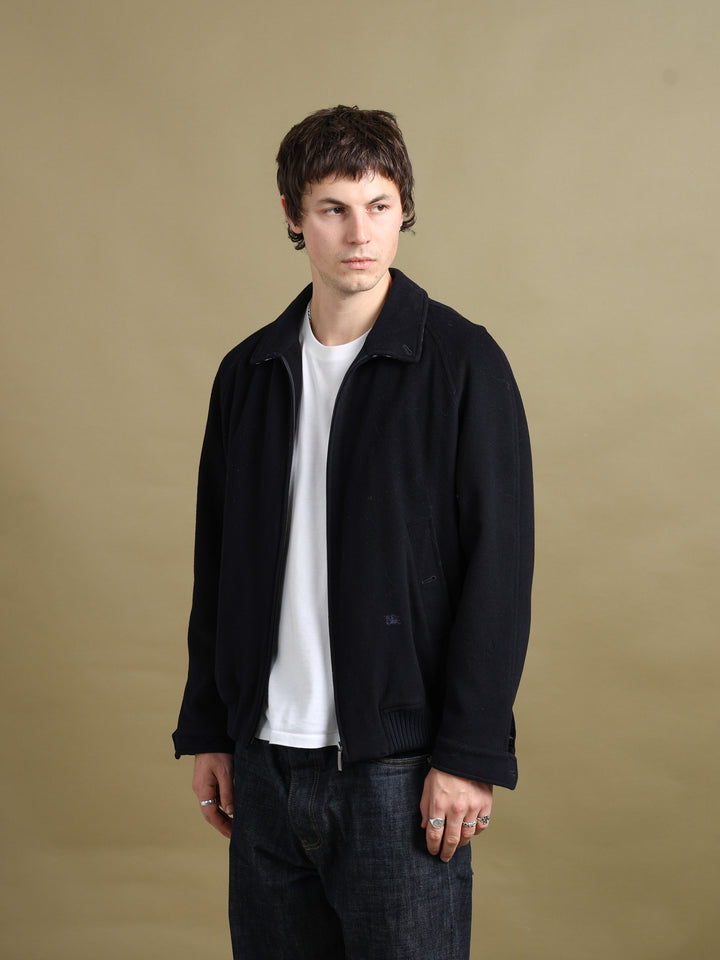 Burberry London Blouson Jacket Navy Men's M - back