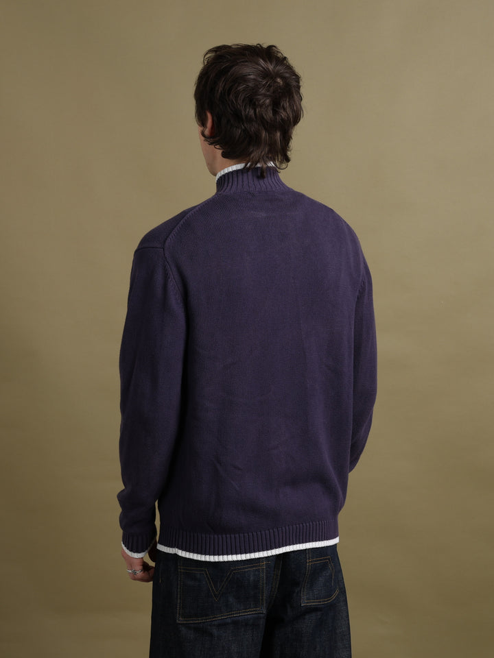 Yves Saint Laurent Full Zip Jumper Navy Men's M - detail 3