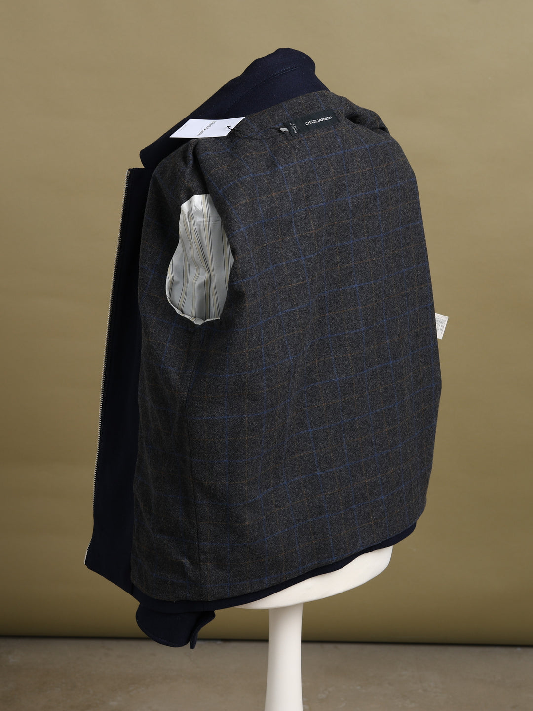 Dsquared2 Short Duffle Jacket Navy Men's M - detail 2