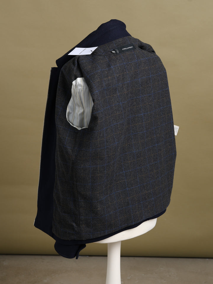 Dsquared2 Short Duffle Jacket Navy Men's M - detail 2