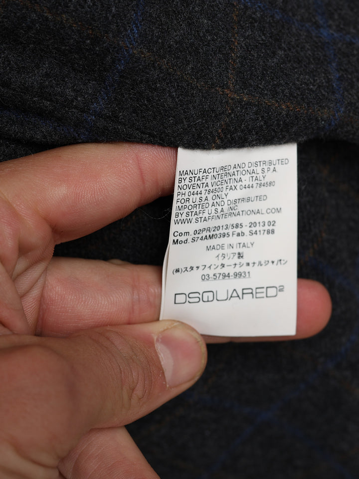 Dsquared2 Short Duffle Jacket Navy Men's M - detail 4