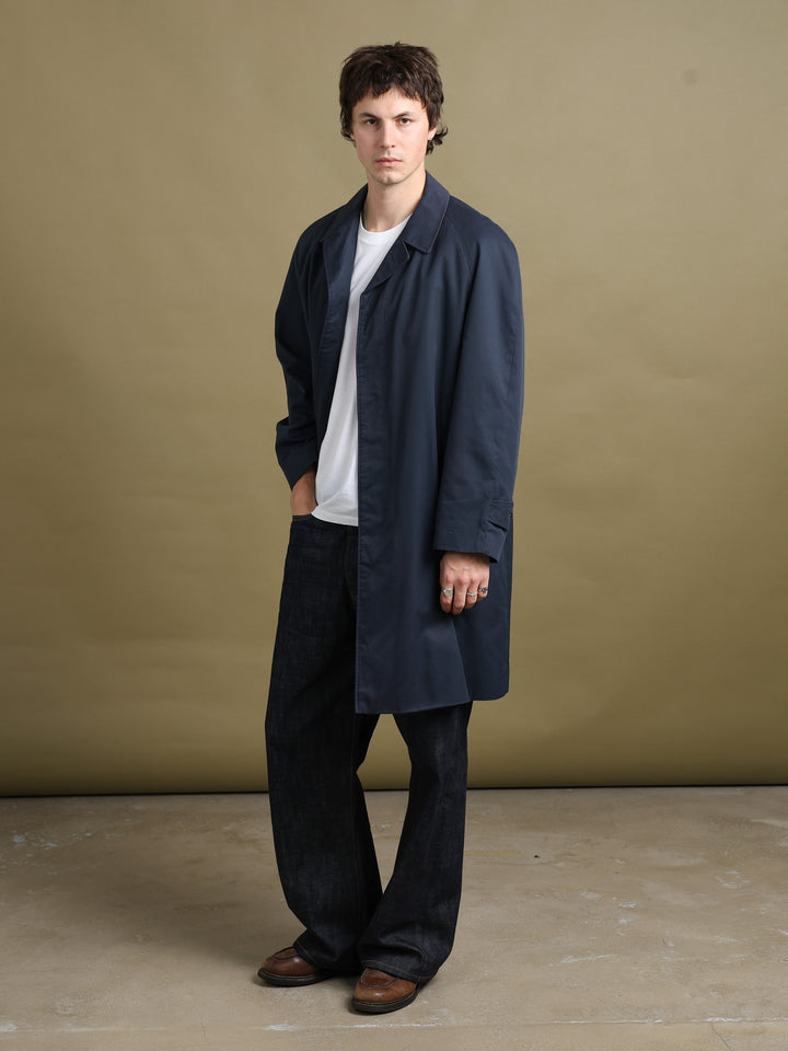 Burberrys Trench Coat Navy Men's L - back
