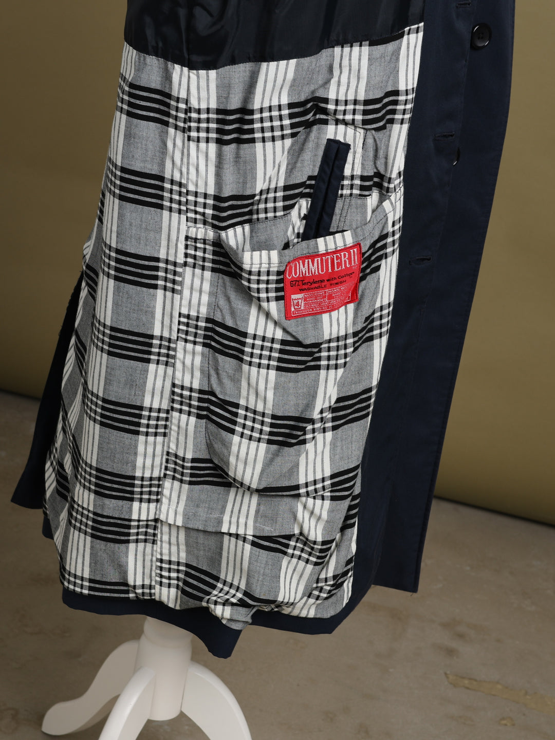 Burberrys Trench Coat Navy Men's L - detail 5