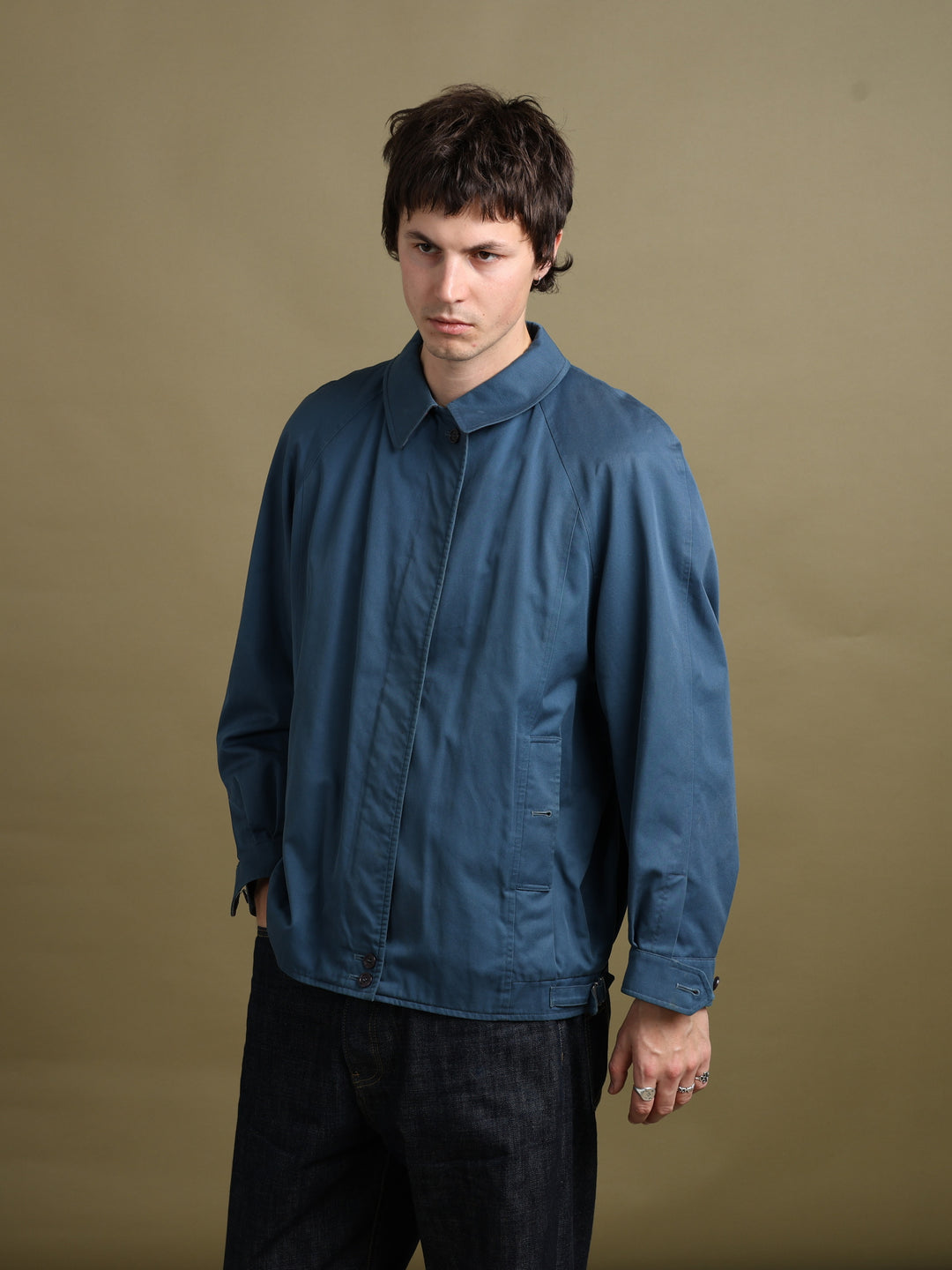 Burberrys Harrington Jacket Blue Men's M - detail 1