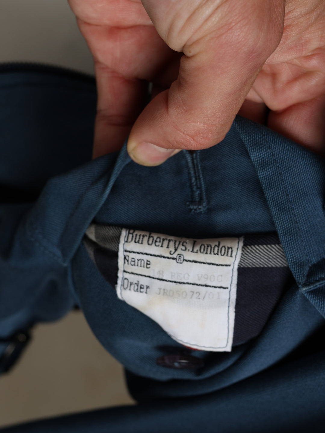 Burberrys Harrington Jacket Blue Men's M - detail 6