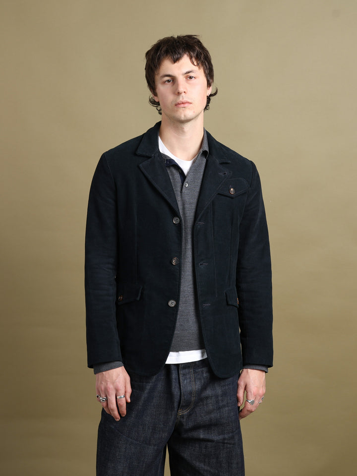 Kenzo Chore Jacket Navy Men's M - fabric detail