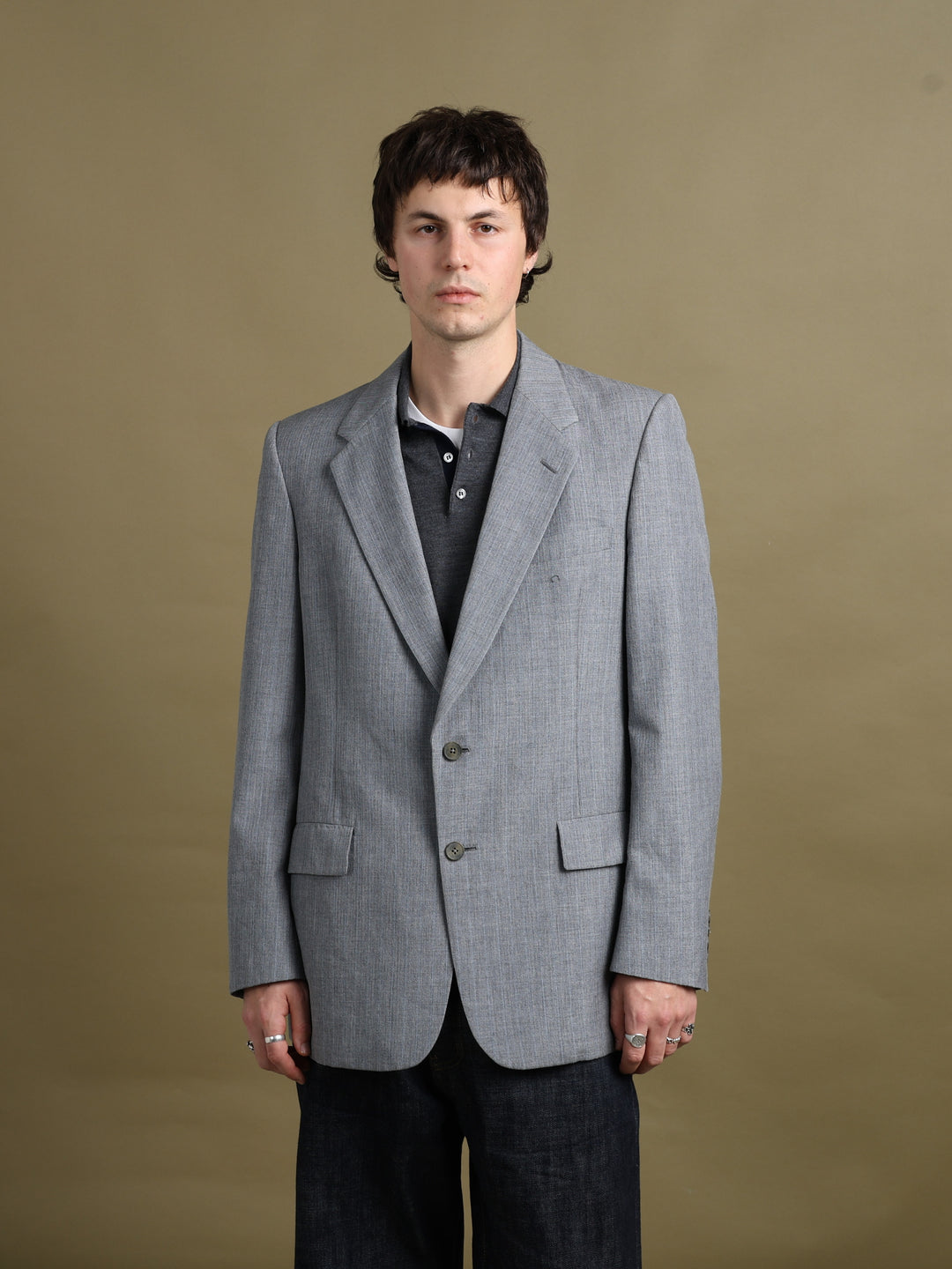 Christian Dior Blazer Grey Men's M - fabric detail