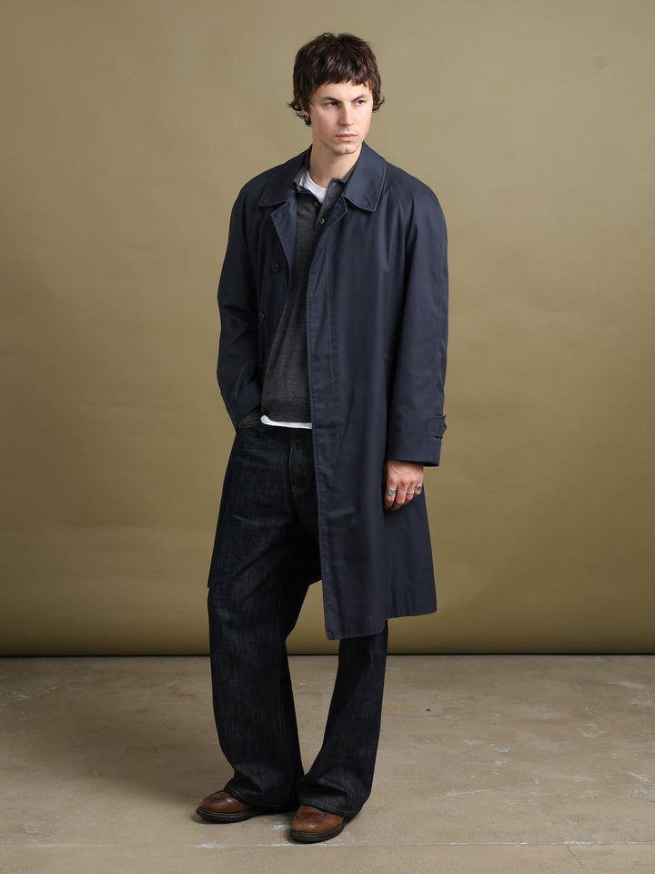 Burberrys Trench Coat Navy Men's L - back