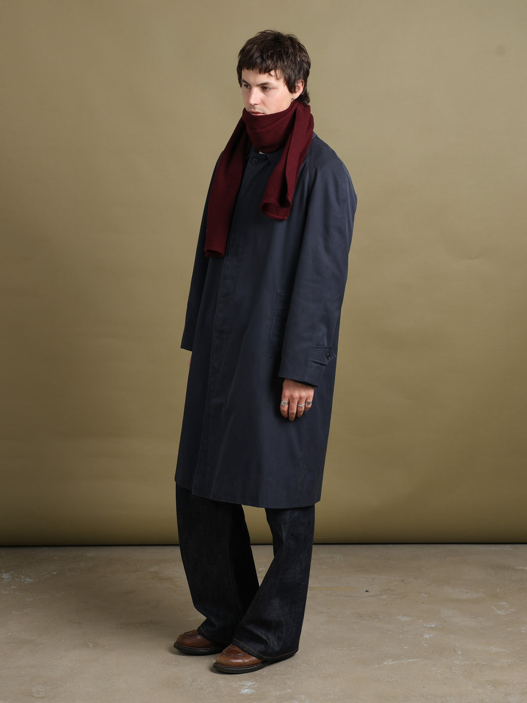 Burberrys Trench Coat Navy Men's L - detail 2