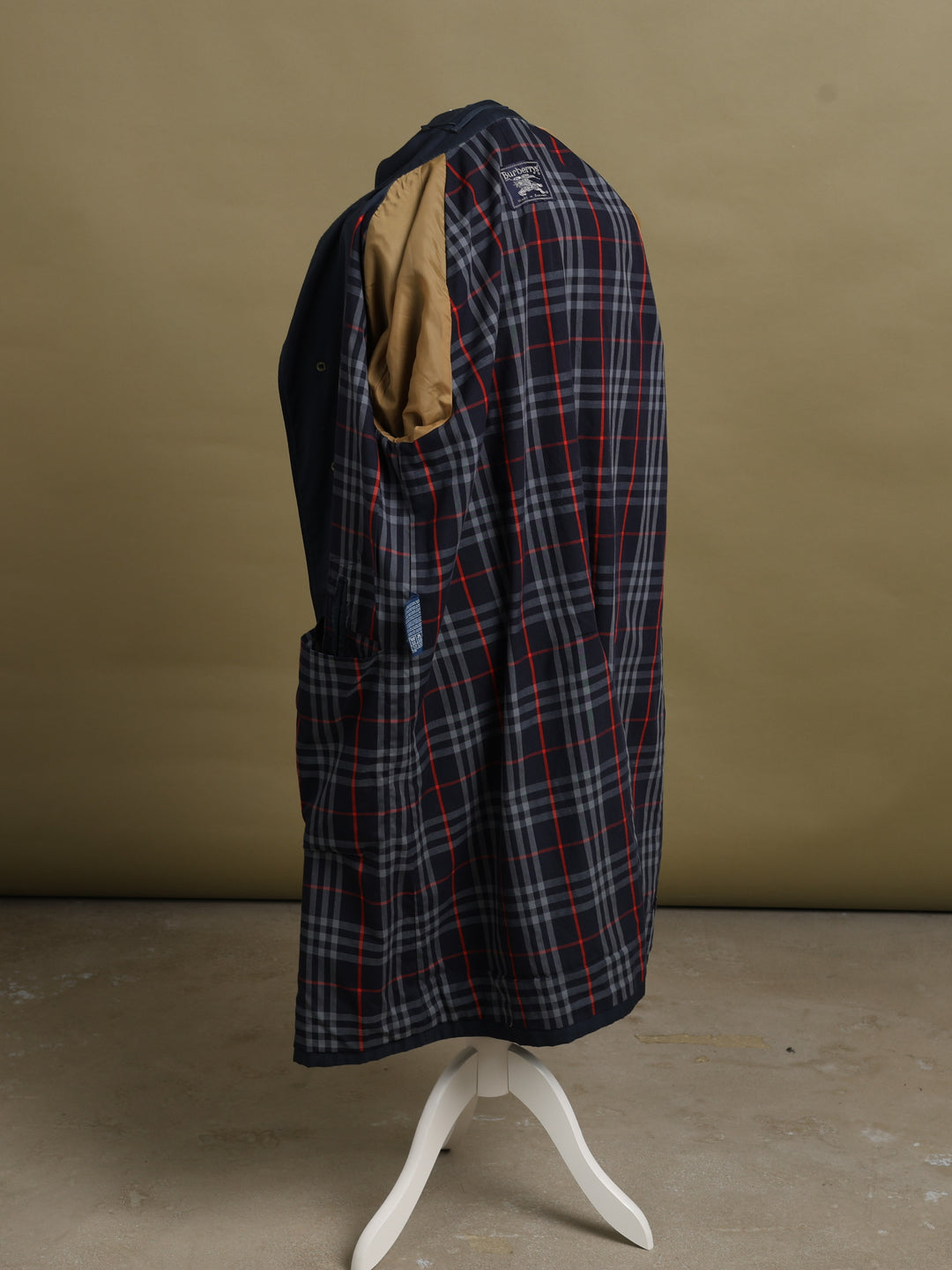 Burberrys Trench Coat Navy Men's L - detail 3