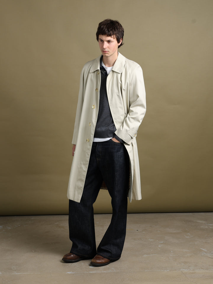 Burberrys Trench Coat Cream Men's M - back