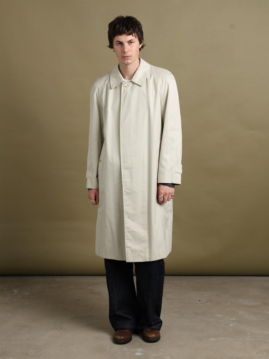 Burberrys Trench Coat Cream Men's M - detail 1