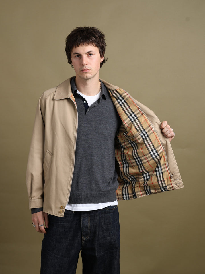 Burberrys Harrington Jacket Beige Men's M - styled