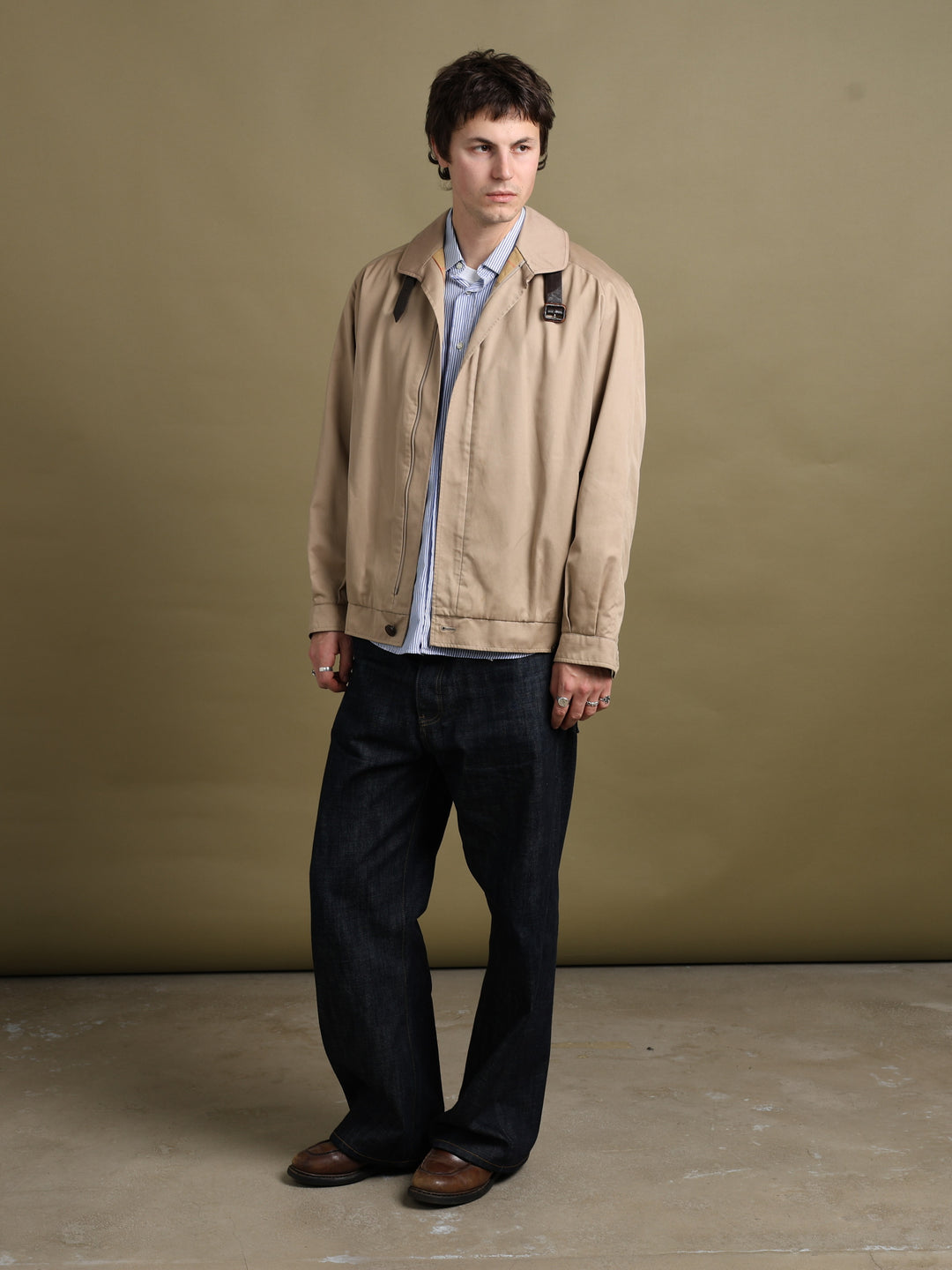 Burberrys Blouson Jacket Beige Men's L - back