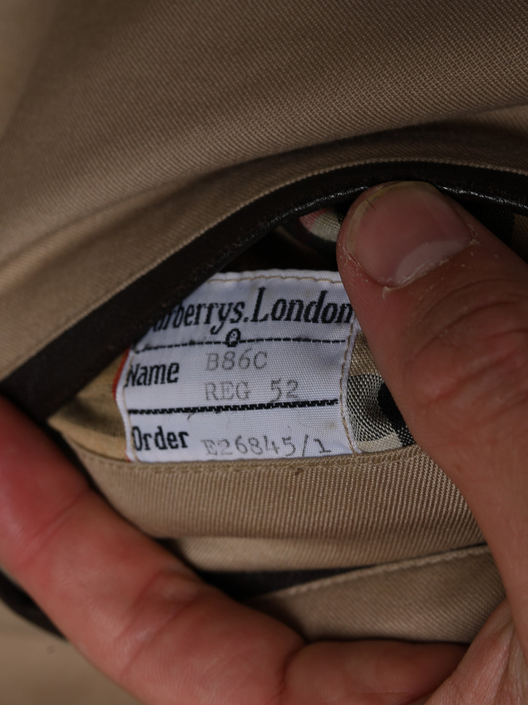 Burberrys Blouson Jacket Beige Men's L - detail 8