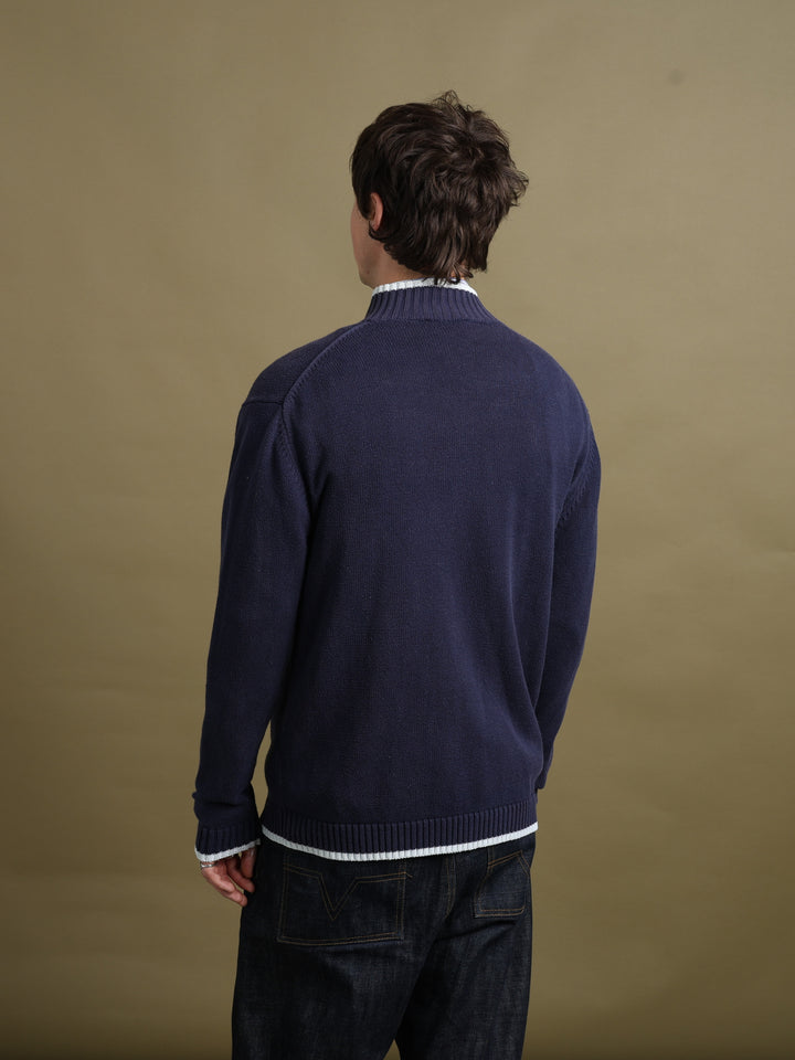 Yves Saint Laurent Full Zip Cardigan Navy Men's M - detail 2