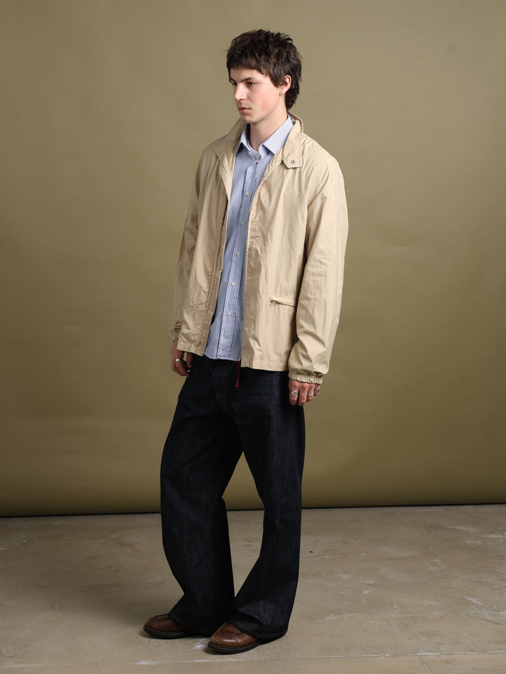 Prada Linea Rossa Packable Windbreaker Beige Men's L - back