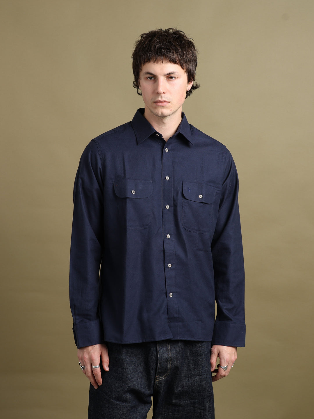 Christian Dior Shirt Navy Men's M - front