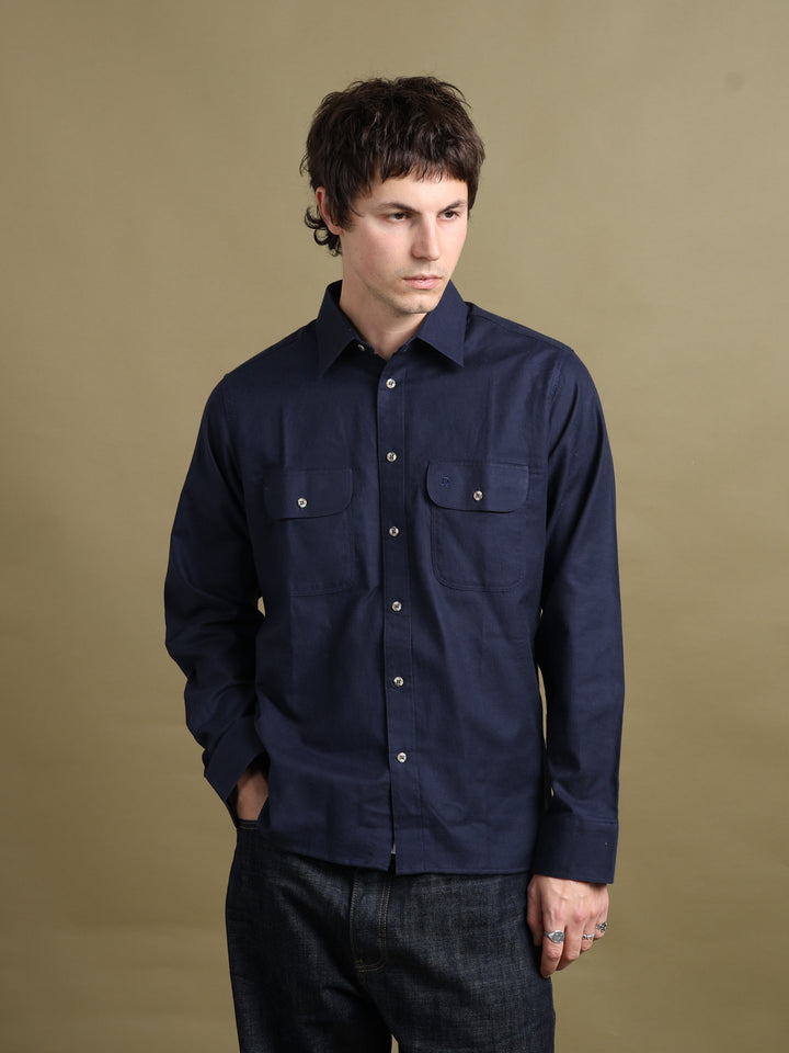Christian Dior Shirt Navy Men's M - fabric detail
