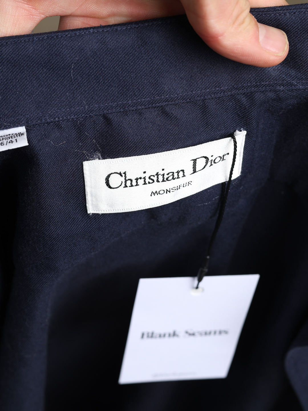 Christian Dior Shirt Navy Men's M - detail 2